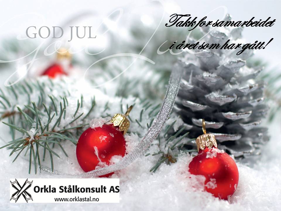 God jul og godt nytt år!