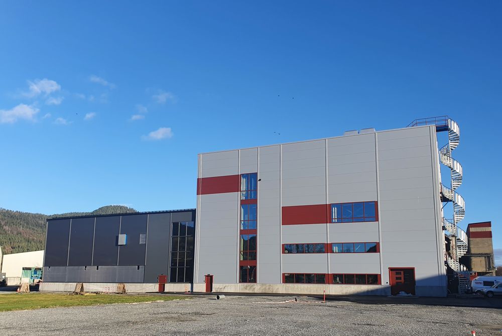 Nytt fabrikkbygg ved Washington Mills